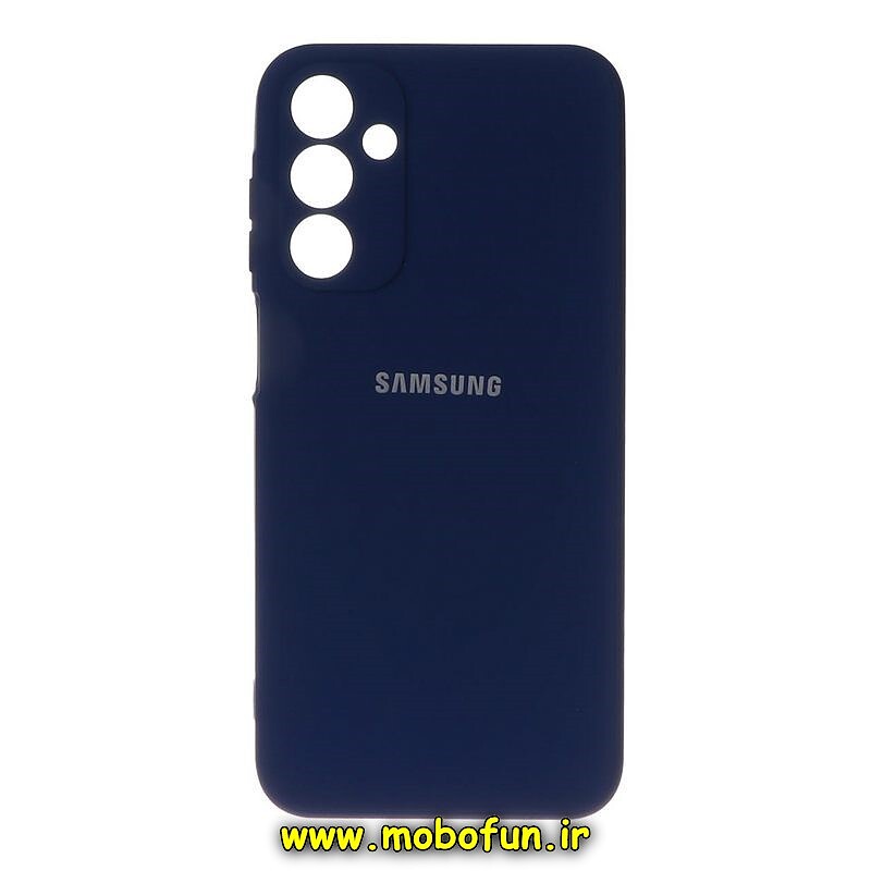 قاب گوشی Galaxy A15 سامسونگ سیلیکونی های کپی زیربسته محافظ لنز دار سرمه ای کد 11