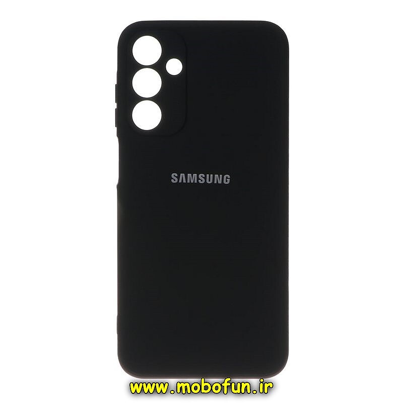 قاب گوشی Galaxy A15 سامسونگ سیلیکونی های کپی زیربسته محافظ لنز دار مشکی کد 13