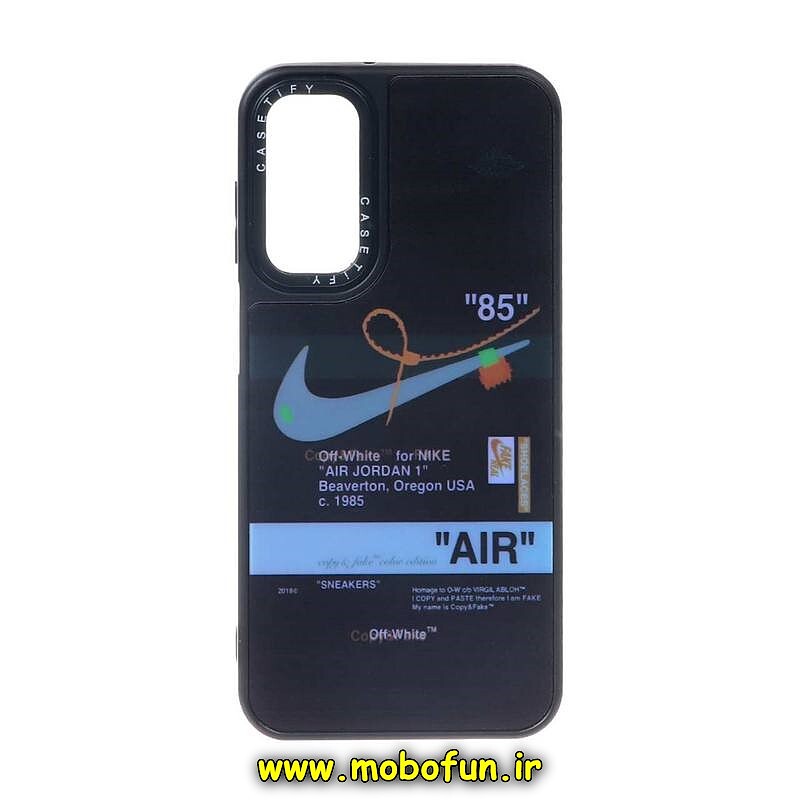 قاب گوشی Galaxy A15 سامسونگ پشت گلس مات اورجینال CASETIFY طرح نایکی NIKE کد 23