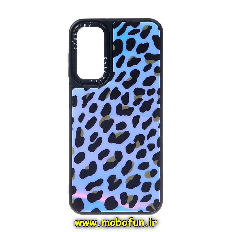 قاب گوشی Galaxy A15 سامسونگ پشت گلس مات اورجینال CASETIFY طرح پلنگی کد 32
