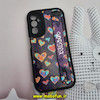 قاب گوشی Galaxy A24 سامسونگ دستبندی سیلیکونی فانتزی Fashion محافظ لنز دار طرح قلبی رنگی کد 431
