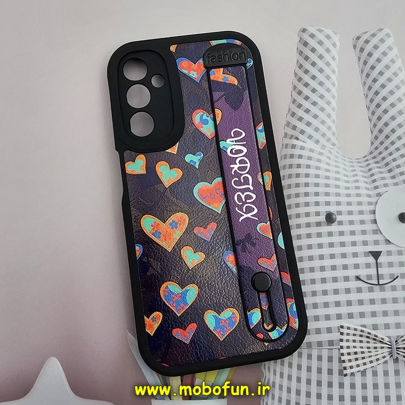 قاب گوشی Galaxy A24 سامسونگ دستبندی سیلیکونی فانتزی Fashion محافظ لنز دار طرح قلبی رنگی کد 431