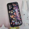 قاب گوشی Galaxy A32 4G سامسونگ دستبندی سیلیکونی فانتزی Fashion محافظ لنز دار طرح قلبی رنگی کد 1217