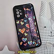 قاب گوشی Galaxy A32 4G سامسونگ دستبندی سیلیکونی فانتزی Fashion محافظ لنز دار طرح قلبی رنگی کد 1217