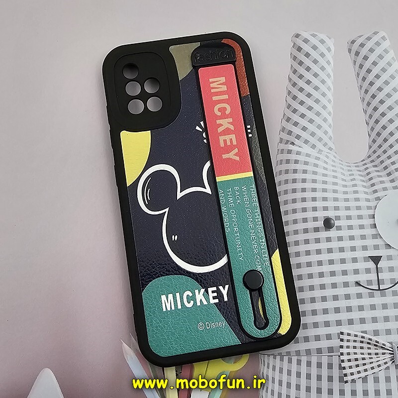 قاب گوشی Galaxy A51 سامسونگ دستبندی سیلیکونی فانتزی Fashion محافظ لنز دار طرح میکی موس کد 998