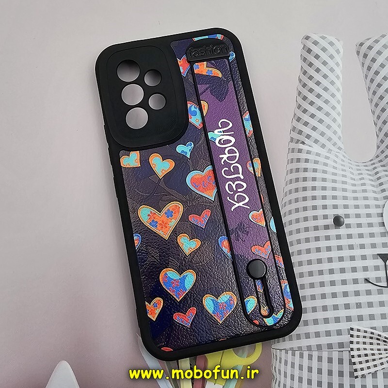 قاب گوشی Galaxy A53 5G سامسونگ دستبندی سیلیکونی فانتزی Fashion محافظ لنز دار طرح قلبی رنگی کد 861