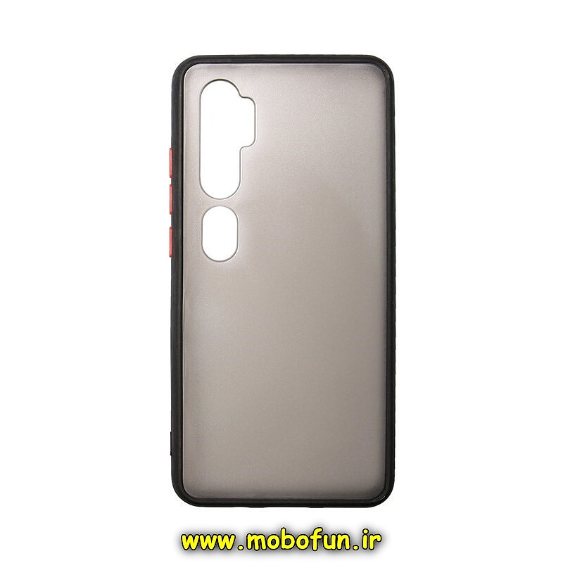 قاب گوشی Mi Note 10 - Mi Note 10 Pro شیائومی طرح پشت مات مشکی کد 104