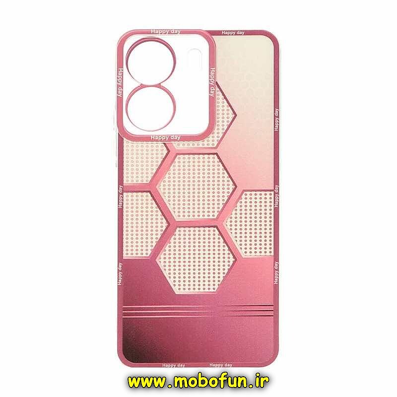 قاب گوشی Redmi 13C - Poco C65 شیائومی ژله ای شفاف فانتزی طرح کندو محافظ لنز دار کد 7