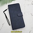 کیف گوشی Redmi Note 9S - Redmi Note 9 Pro شیائومی مگنتی طرح چرم کتابی محافظ لنزدار سرمه ای کد 1225