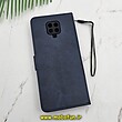 کیف گوشی Redmi Note 9S - Redmi Note 9 Pro شیائومی مگنتی طرح چرم کتابی محافظ لنزدار سرمه ای کد 1225