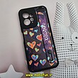 قاب گوشی Redmi Note 12 4G شیائومی دستبندی سیلیکونی فانتزی Fashion محافظ لنز دار قلبی رنگی کد 505