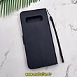 کیف گوشی Galaxy S10 Plus سامسونگ مگنتی طرح چرم کتابی محافظ لنزدار سرمه ای کد 174