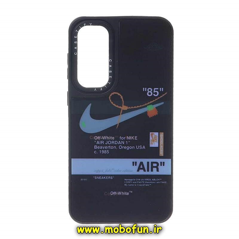 قاب گوشی Galaxy S23 FE سامسونگ پشت گلس CASETIFY طرح مات نایکی NIKE کد 98