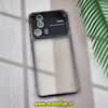 قاب گوشی Xiaomi 13 Lite شیائومی طرح الکتروپلیتینگ ژله ای شفاف اورجینال Camera Lens محافظ لنز دار مشکی کد 63