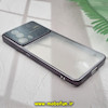 قاب گوشی Xiaomi 13 Lite شیائومی طرح الکتروپلیتینگ ژله ای شفاف اورجینال Camera Lens محافظ لنز دار مشکی کد 63
