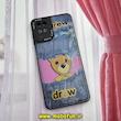 قاب گوشی Galaxy A12 - Galaxy M12 سامسونگ فانتزی ژله ای اورجینال CASE CASE طرح خرس TEDY محافظ لنز دار کد 1557