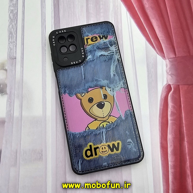 قاب گوشی Galaxy A12 - Galaxy M12 سامسونگ فانتزی ژله ای اورجینال CASE CASE طرح خرس TEDY محافظ لنز دار کد 1557