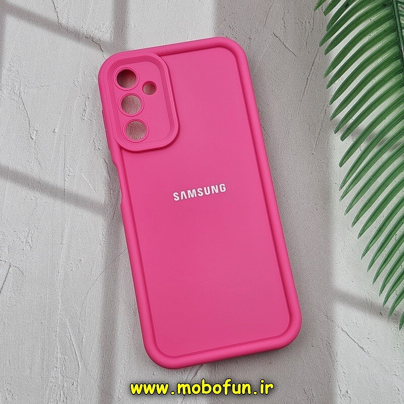 قاب گوشی Galaxy A14 4G - Galaxy A14 5G سامسونگ طرح سیلیکونی Solid محافظ لنزدار صورتی فانتزی کد 806
