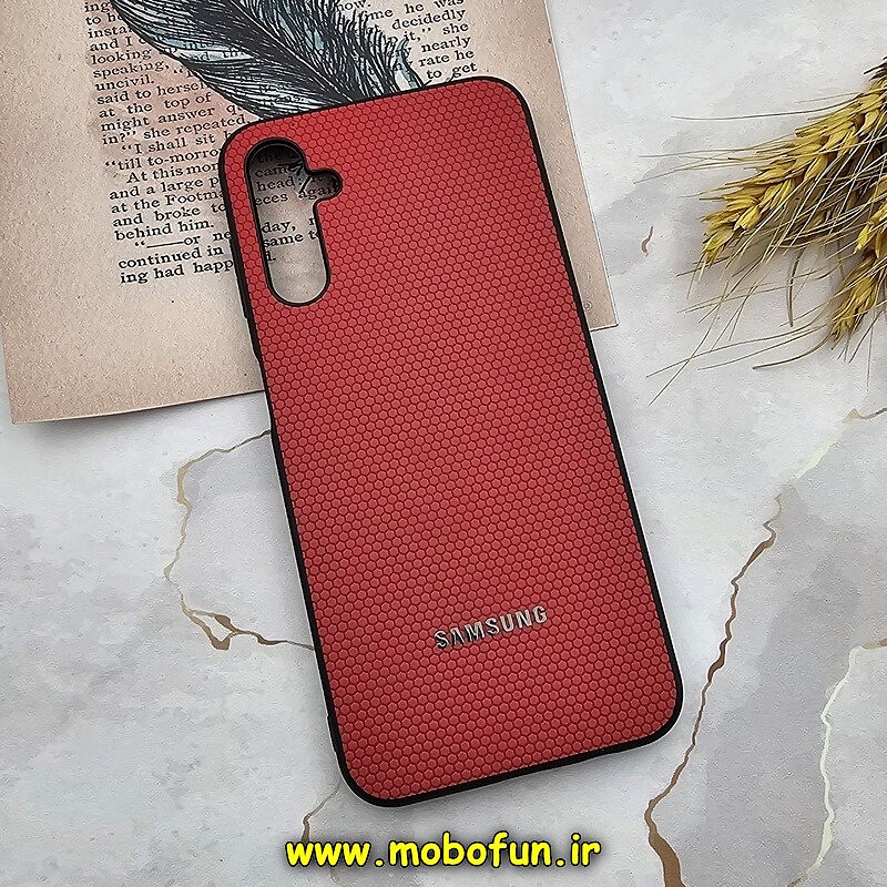 قاب گوشی Galaxy A14 4G - Galaxy A14 5G سامسونگ اورجینال چرمی Ultra Case اولترا کیس Q Series قرمز کد 810