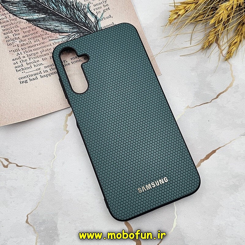 قاب گوشی Galaxy A15 سامسونگ اورجینال چرمی Ultra Case اولترا کیس Q Series سبز کد 56