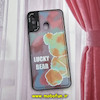 قاب گوشی Galaxy A20 - Galaxy A30 سامسونگ فانتزی ژله ای اورجینال CASE CASE طرح LUCKY BEAR محافظ لنز دار کد 680