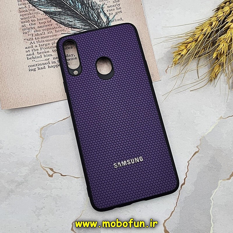 قاب گوشی Galaxy A20S سامسونگ اورجینال چرمی Ultra Case اولترا کیس Q Series بنفش کد 702
