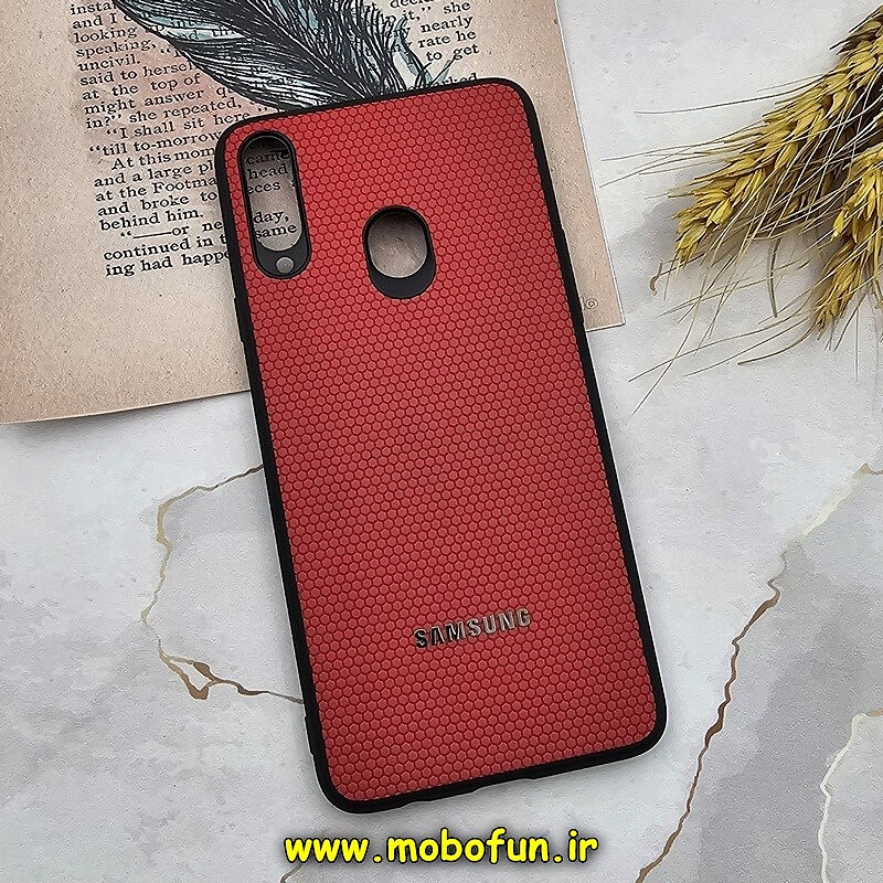 قاب گوشی Galaxy A20S سامسونگ اورجینال چرمی Ultra Case اولترا کیس Q Series قرمز کد 703