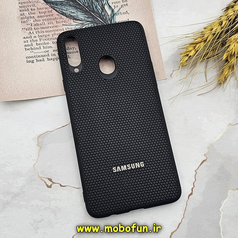 قاب گوشی Galaxy A20S سامسونگ اورجینال چرمی Ultra Case اولترا کیس Q Series مشکی کد 704