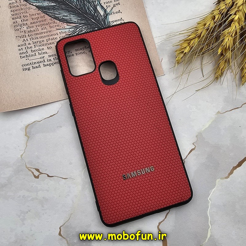قاب گوشی Galaxy A21S سامسونگ اورجینال چرمی Ultra Case اولترا کیس Q Series قرمز کد 925