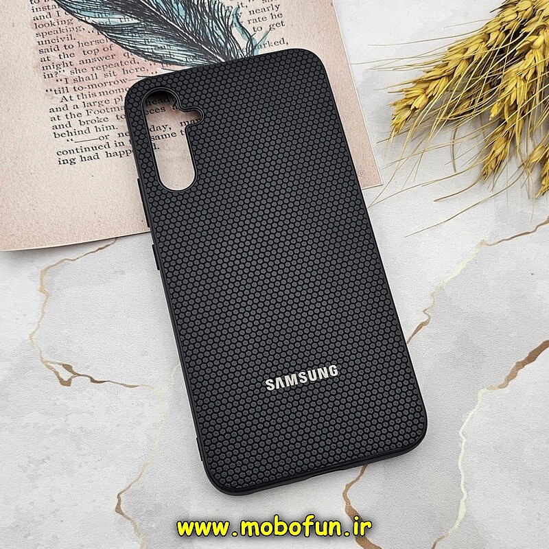 قاب گوشی Galaxy A34 5G سامسونگ اورجینال چرمی Ultra Case اولترا کیس Q Series مشکی کد 618