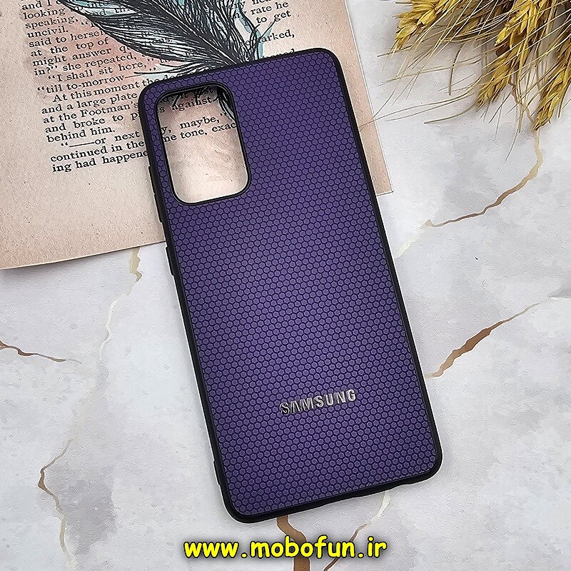 قاب گوشی Galaxy A52 4G - Galaxy A52 5G - Galaxy A52S سامسونگ اورجینال چرمی Ultra Case اولترا کیس Q Series بنفش کد 1330