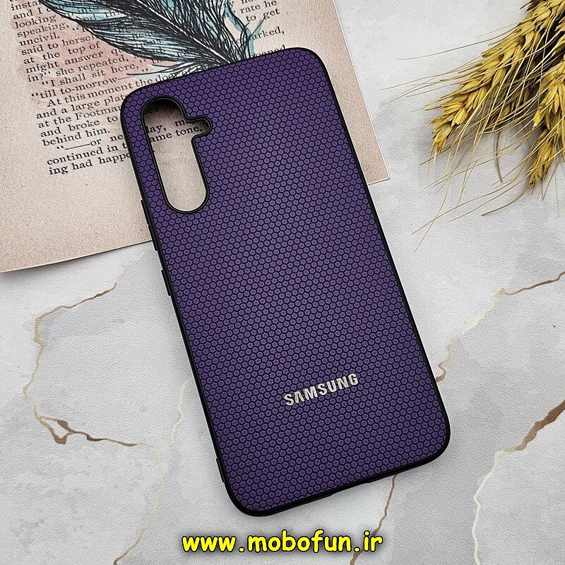 قاب گوشی Galaxy A54 سامسونگ اورجینال چرمی Ultra Case اولترا کیس Q Series بنفش کد 844