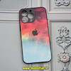 قاب گوشی iPhone 13 Pro آیفون پشت گلس شیشه ای طرح آبرنگی کد 467