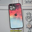 قاب گوشی iPhone 13 Pro آیفون پشت گلس شیشه ای طرح آبرنگی کد 467