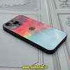 قاب گوشی iPhone 13 Pro آیفون پشت گلس شیشه ای طرح آبرنگی کد 467