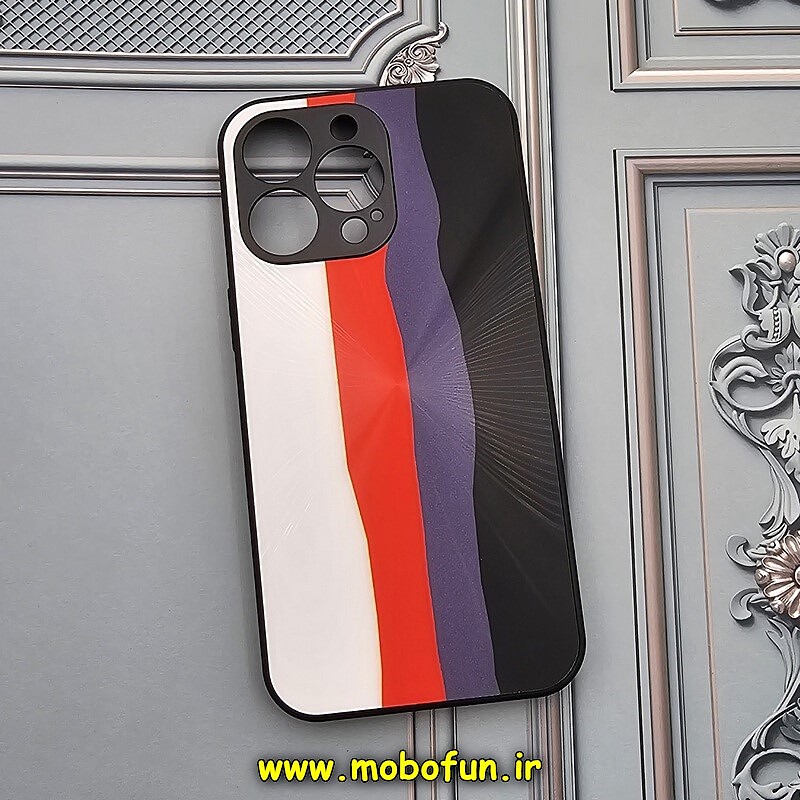 قاب گوشی iPhone 13 Pro آیفون پشت گلس شیشه ای طرح آبرنگی کد 473