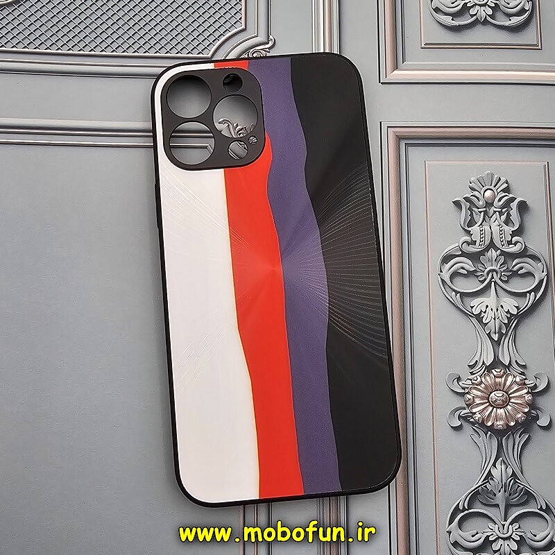 قاب گوشی iPhone 13 Pro Max آیفون پشت گلس شیشه ای طرح آبرنگی کد 699