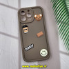 قاب گوشی iPhone 15 Pro Max آیفون طرح سیلیکونی ژله ای سه بعدی برجسته عروسکی COFFEE Baby محافظ لنز دار نسکافه ای کد 35