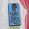 قاب گوشی Redmi Note 8 Pro شیائومی فانتزی ژله ای اورجینال CASE CASE طرح STAY COZY محافظ لنز دار کد 862