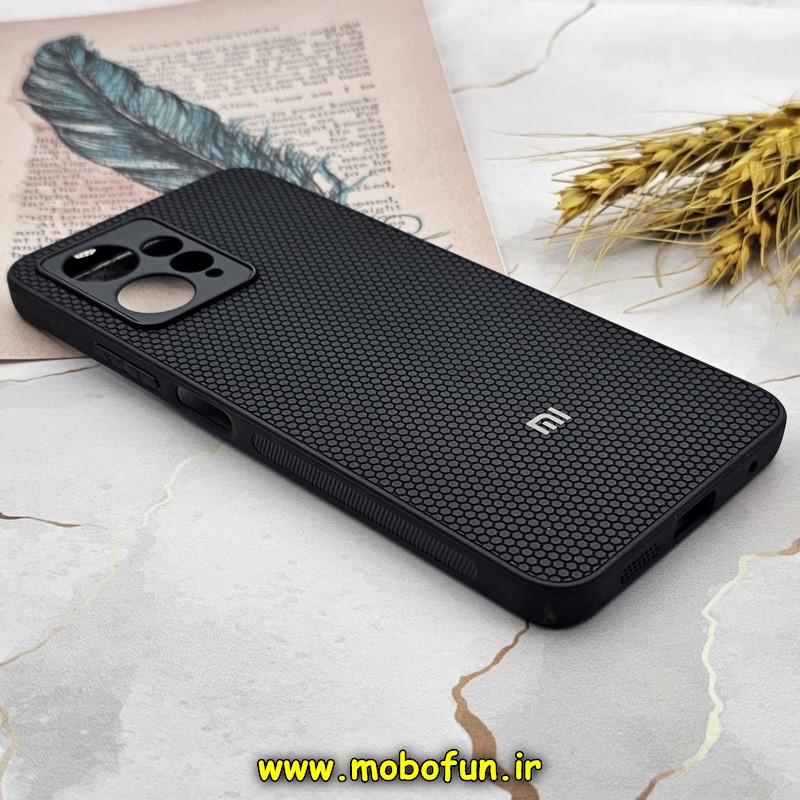 قاب گوشی Redmi Note 12 4G شیائومی اورجینال چرمی Ultra Case اولترا کیس Q Series مشکی کد 520