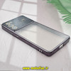 قاب گوشی Galaxy S20 FE سامسونگ طرح الکتروپلیتینگ ژله ای شفاف اورجینال Camera Lens محافظ لنز دار مشکی کد 678
