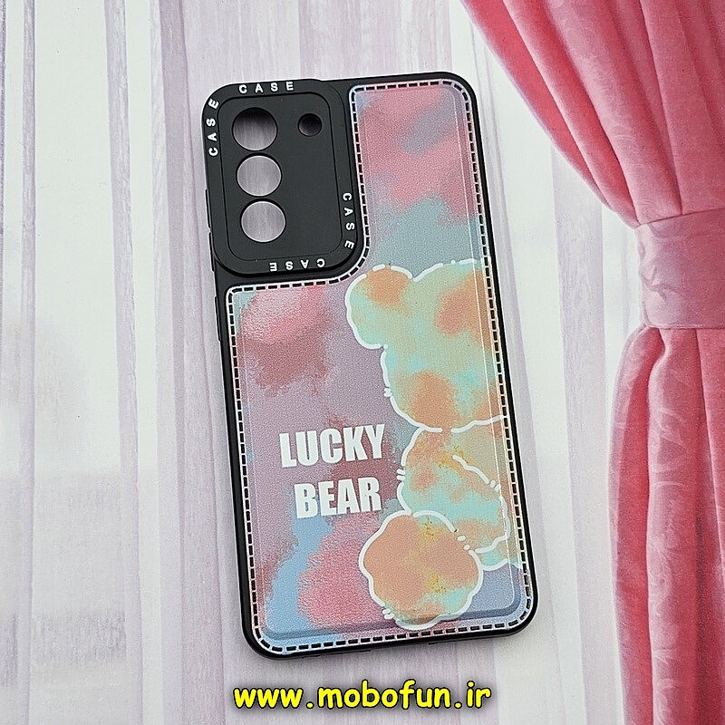 قاب گوشی Galaxy S21 FE سامسونگ فانتزی ژله ای اورجینال CASE CASE طرح LUCKY BEAR محافظ لنز دار کد 835