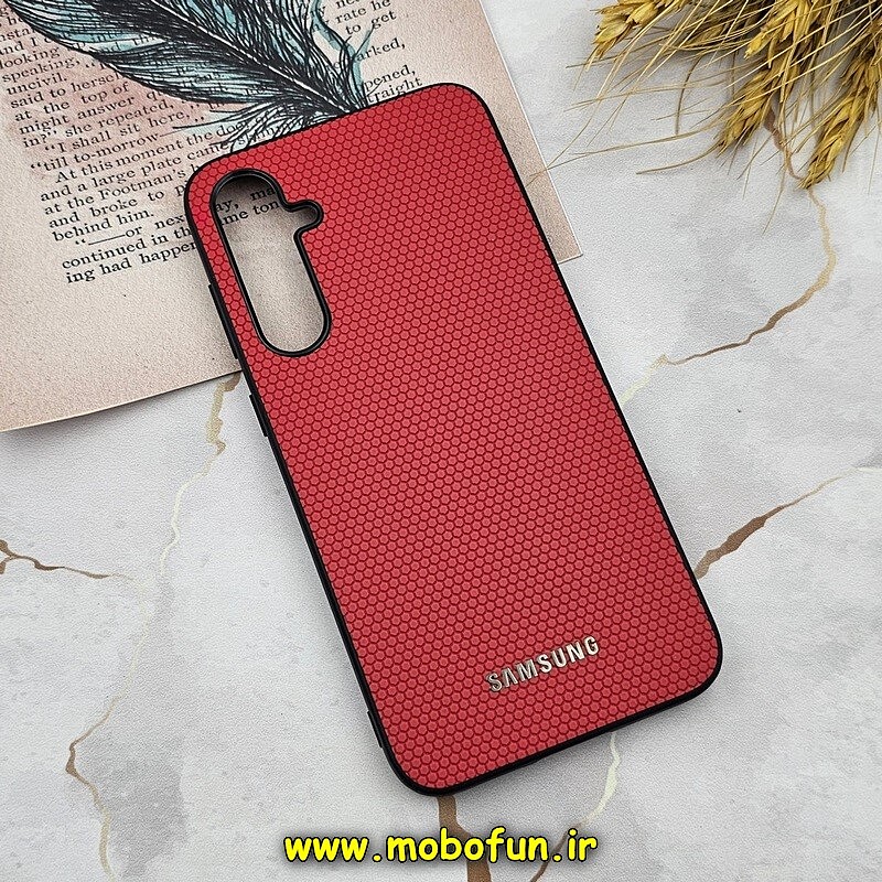 قاب گوشی Galaxy S23 FE سامسونگ اورجینال چرمی Ultra Case اولترا کیس Q Series قرمز کد 112