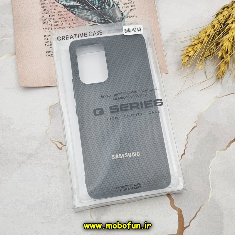 قاب گوشی Galaxy A53 سامسونگ اورجینال چرمی Ultra Case اولترا کیس Q Series مشکی کد 878
