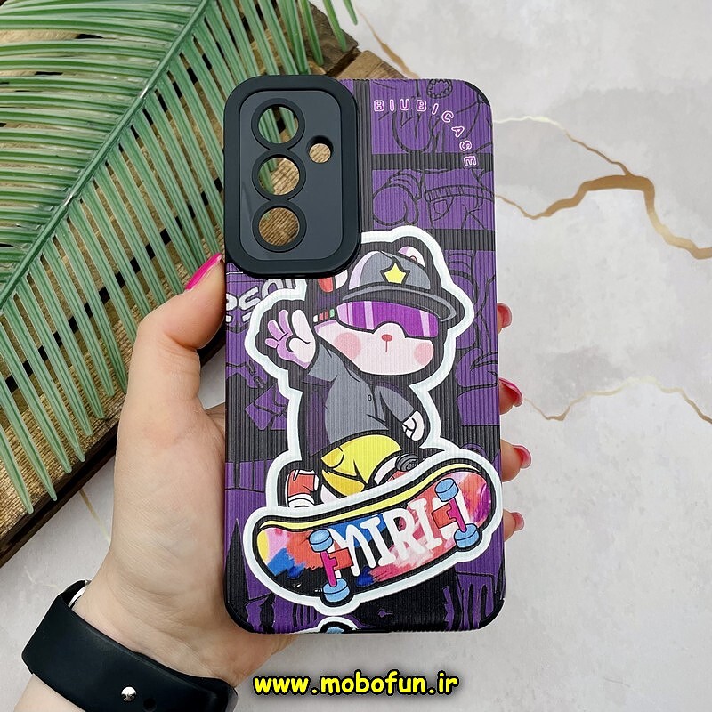 قاب گوشی Galaxy A54 5G سامسونگ طرح کبریتی چرمی اورجینال Unique Case محافظ لنزدار کپسولی اسپرت کد 849