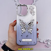 قاب گوشی iPhone 12 Pro Max آیفون الکتروپلیتینگ اورجینال CREATIVE CASE پروانه ای Butterfly کد 813