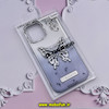 قاب گوشی iPhone 12 Pro Max آیفون الکتروپلیتینگ اورجینال CREATIVE CASE پروانه ای Butterfly کد 813