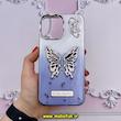 قاب گوشی iPhone 13 آیفون الکتروپلیتینگ اورجینال CREATIVE CASE پروانه ای Butterfly کد 592