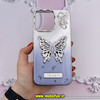 قاب گوشی iPhone 14 Pro Max آیفون الکتروپلیتینگ اورجینال CREATIVE CASE پروانه ای Butterfly کد 313