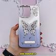 قاب گوشی iPhone 14 Pro Max آیفون الکتروپلیتینگ اورجینال CREATIVE CASE پروانه ای Butterfly کد 313